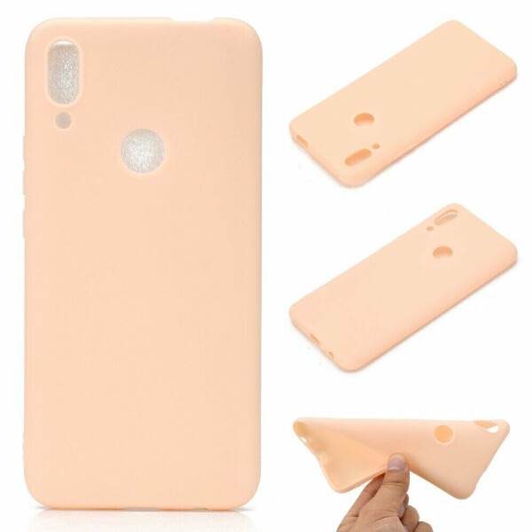 

Силиконовый (TPU) чехол Deexe Matte Case для Huawei P Smart Z - Pink