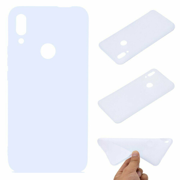 

Силиконовый (TPU) чехол Deexe Matte Case для Huawei P Smart Z - White