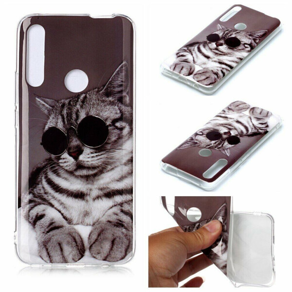 

Силиконовый (TPU) чехол Deexe Life Style для Huawei P Smart Z - Cat