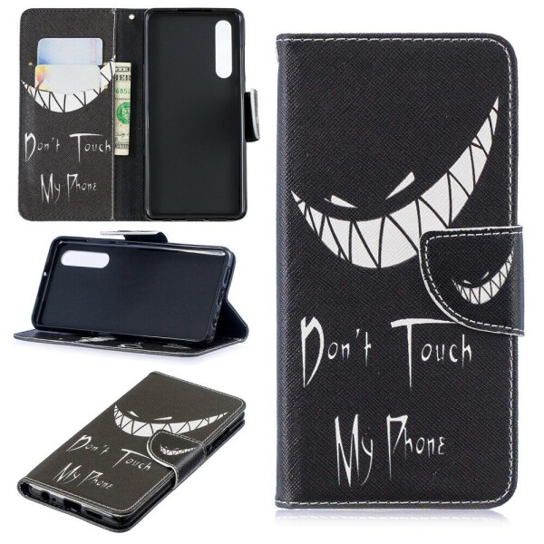 

Чехол-книжка Deexe Color Wallet для Huawei P30 - Do not Touch My Phone
