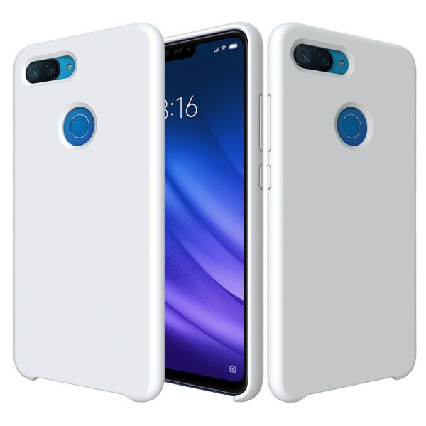 

Защитный чехол Deexe Silicone Case для Xiaomi Mi 8 Lite - White