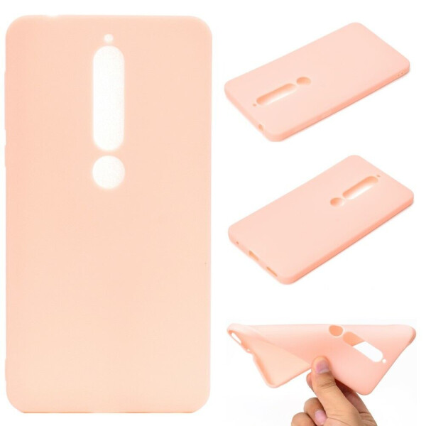 

Силиконовый (TPU) чехол Deexe Matte Case для Nokia 6 (2018) / Nokia 6.1 - Pink