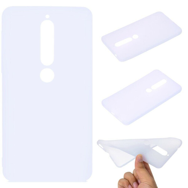 

Силиконовый (TPU) чехол Deexe Matte Case для Nokia 6 (2018) / Nokia 6.1 - White
