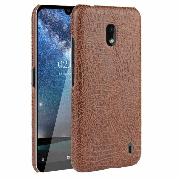 

Защитный чехол Deexe Croco Style для Nokia 2.2 - Brown