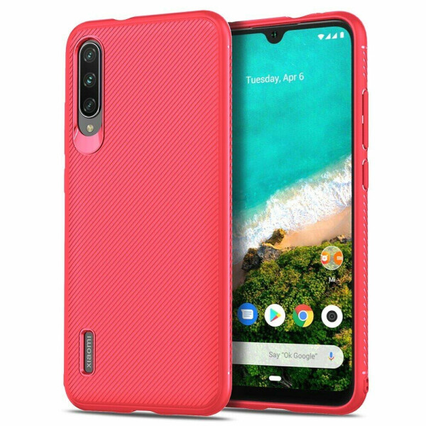 

Защитный чехол UniCase Twill Soft для Xiaomi Mi A3 / Mi CC9e - Red
