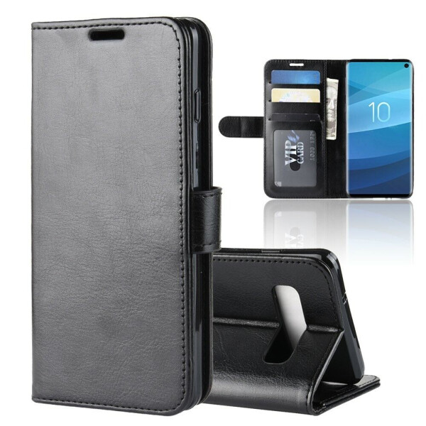 

Чехол-книжка Deexe Wallet Style для Samsung Galaxy S10 - Black