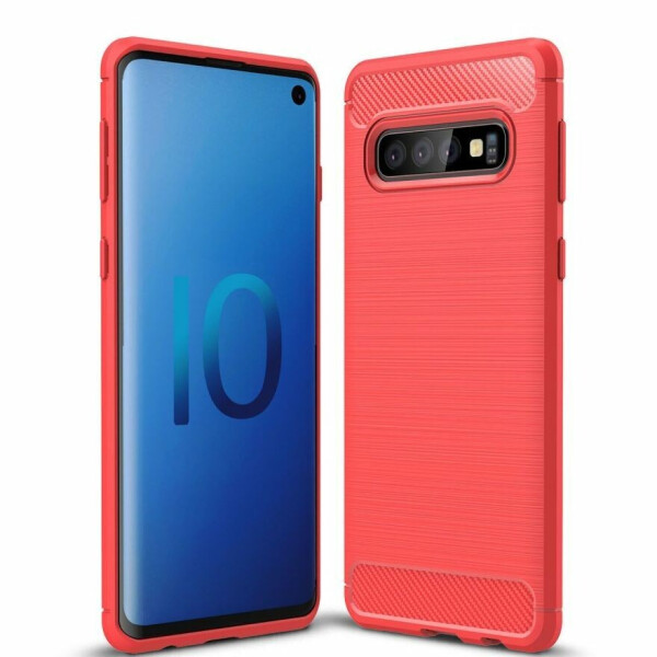 

Защитный чехол UniCase Carbon для Samsung Galaxy S10 - Red
