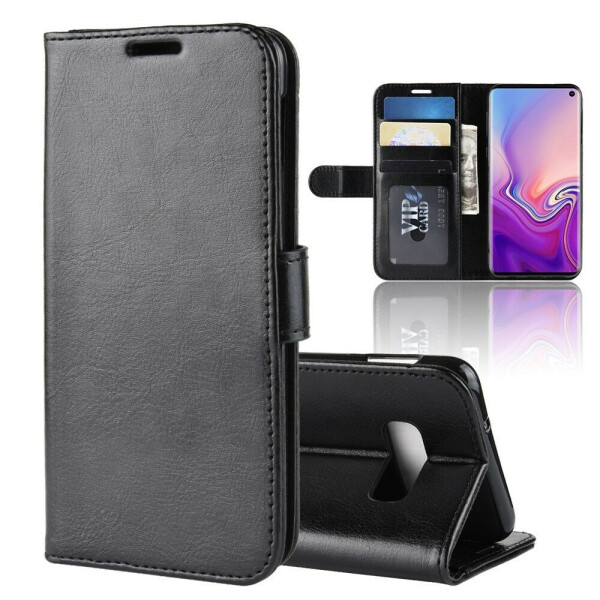 

Чехол-книжка Deexe Wallet Style для Samsung Galaxy S10e - Black
