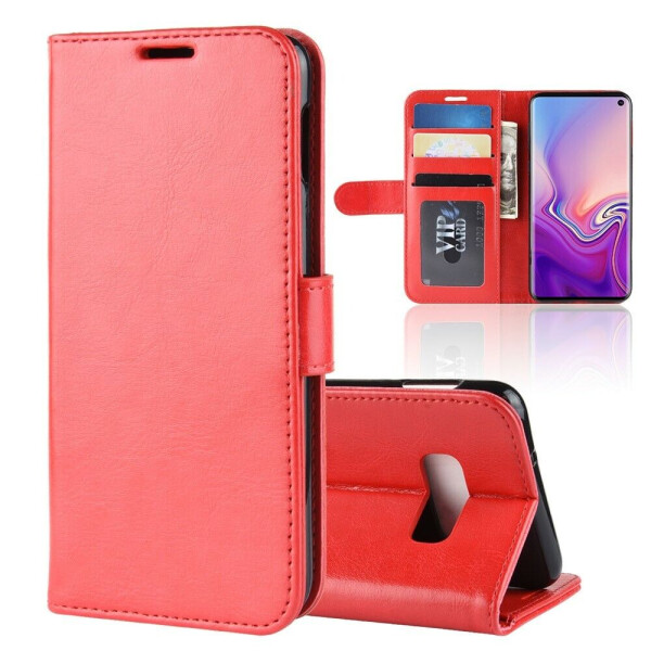 

Чехол-книжка Deexe Wallet Style для Samsung Galaxy S10e - Red