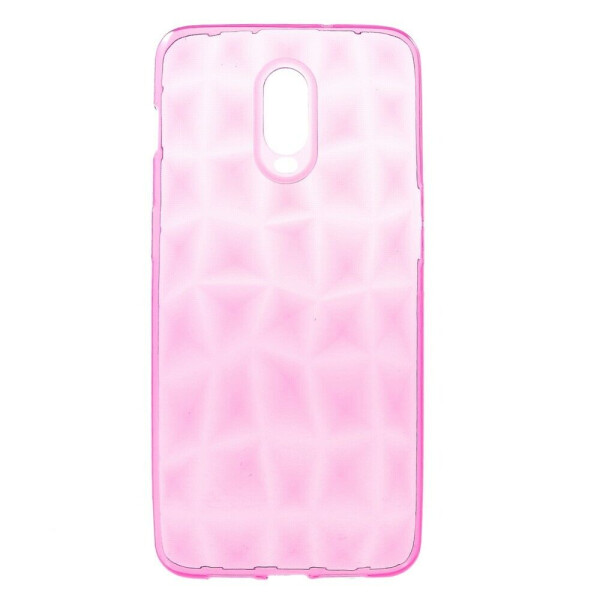 

Силиконовый чехол Deexe 3D Diamond Texture для OnePlus 6T - Pink