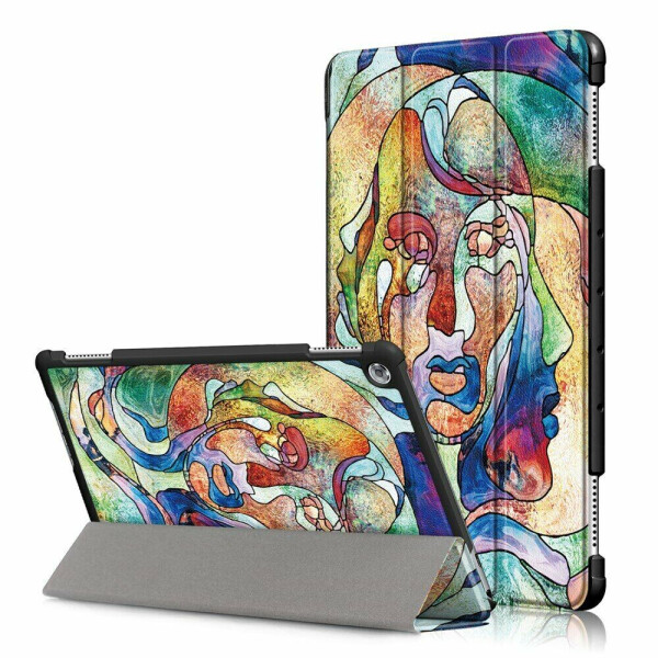 

Чехол UniCase Life Style для Huawei MediaPad M5 Lite 10 - Abstract Face