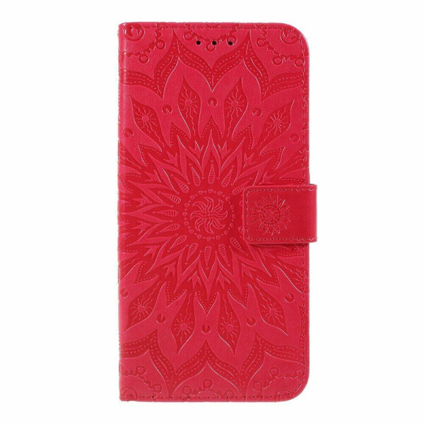 

Чехол-книжка UniCase SunFlower Pattern для Huawei P Smart Z / Honor 9X - Red