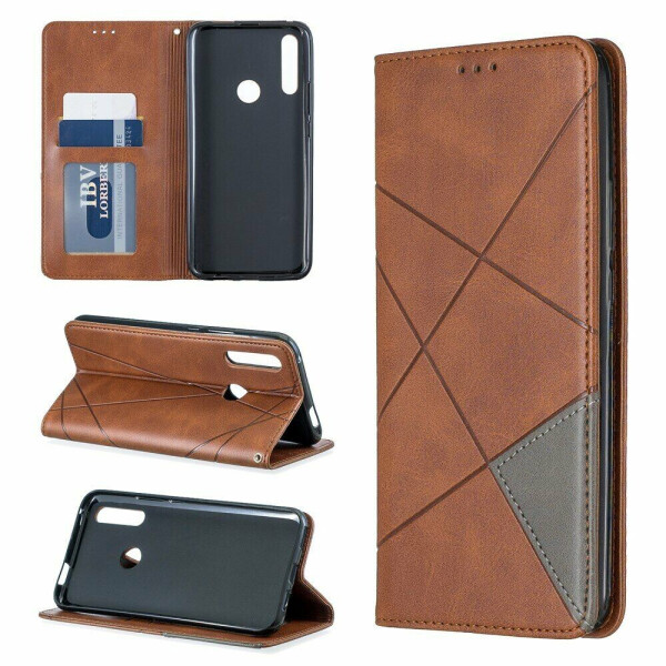 

Чехол UniCase Geometric Pattern для Huawei P Smart Z / Honor 9X - Brown