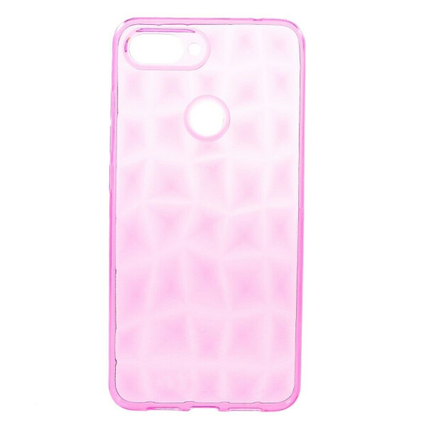 

Силиконовый чехол Deexe 3D Diamond Texture для Xiaomi Mi 8 Lite - Pink