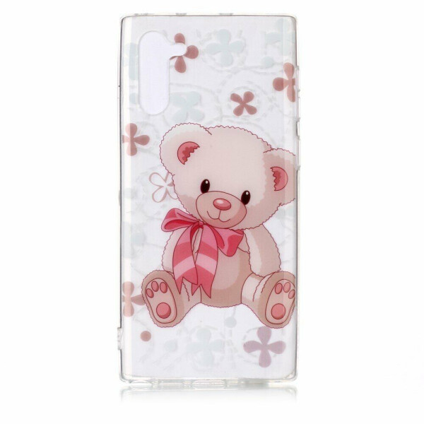 

Силиконовый (TPU) чехол Deexe Pretty Glossy для Samsung Galaxy Note 10 (N970) - Bear