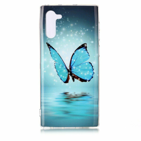 

Силиконовый (TPU) чехол Deexe LumiCase для Samsung Galaxy Note 10 (N970) - Butterfly