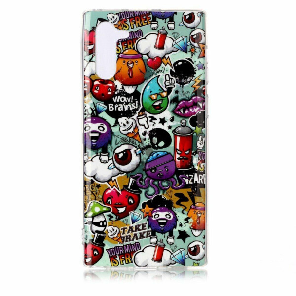 

Силиконовый (TPU) чехол Deexe LumiCase для Samsung Galaxy Note 10 (N970) - Wow Brains