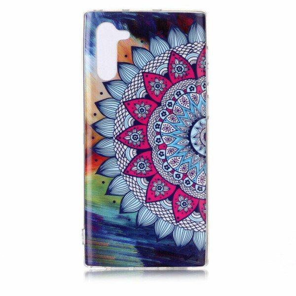 

Силиконовый (TPU) чехол Deexe LumiCase для Samsung Galaxy Note 10 (N970) - Mandala Flower