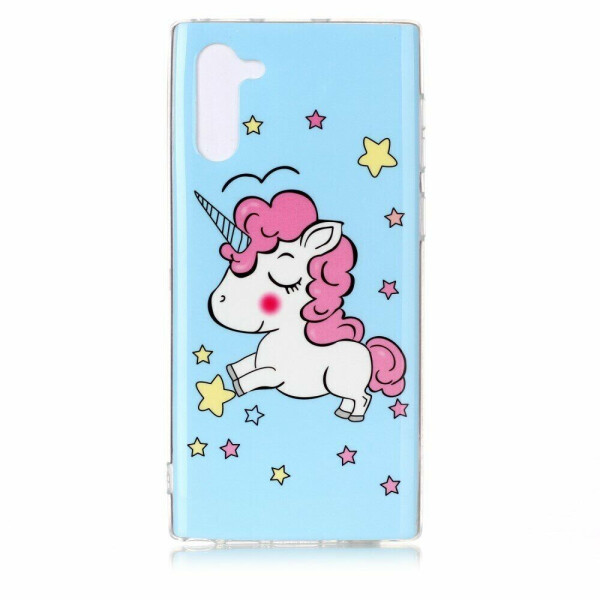 

Силиконовый (TPU) чехол Deexe LumiCase для Samsung Galaxy Note 10 (N970) - Unicorn