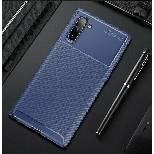 

Защитный чехол IPAKY Carbon Fiber для Samsung Galaxy Note 10 (N970) - Blue