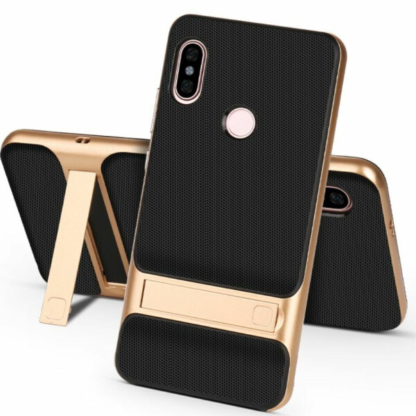 

Защитный чехол ELEGANCE Grid Pattern для Xiaomi Redmi Note 5 Pro - Gold
