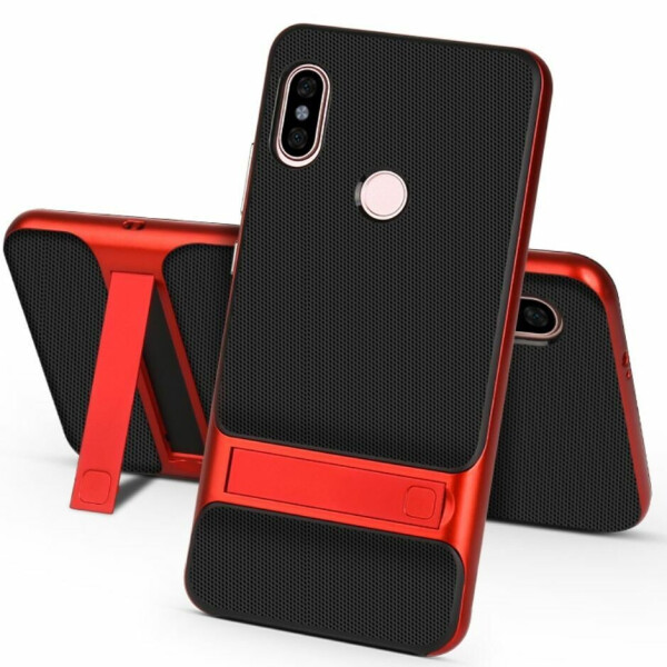 

Защитный чехол ELEGANCE Grid Pattern для Xiaomi Redmi Note 5 Pro - Red