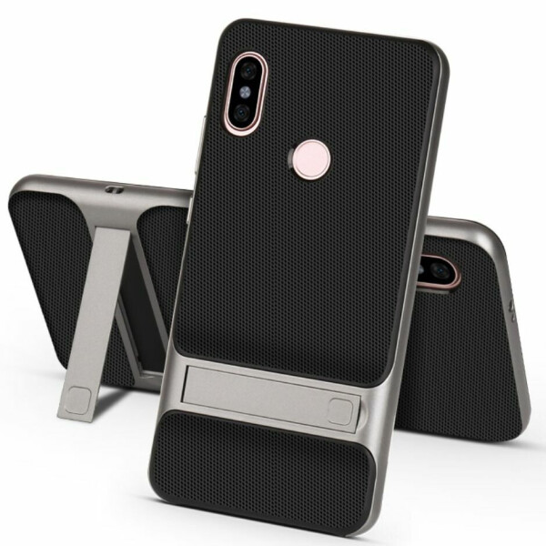 

Защитный чехол ELEGANCE Grid Pattern для Xiaomi Redmi Note 5 Pro - Grey