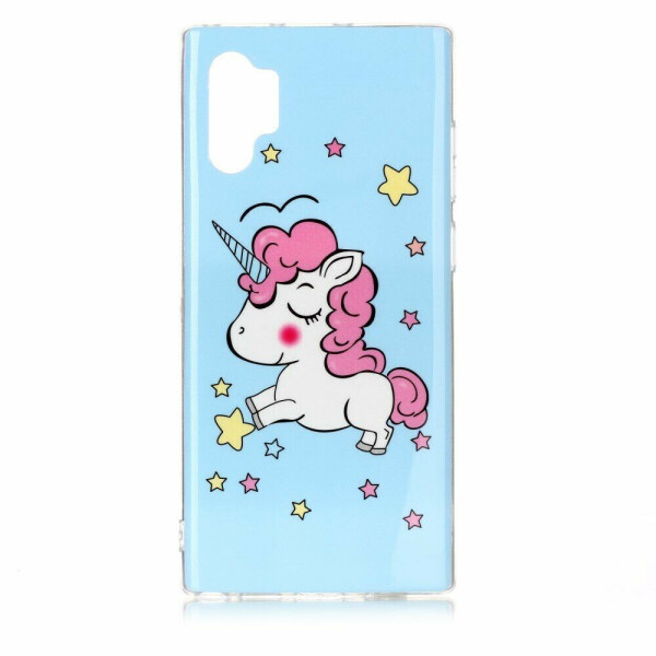 

Силиконовый (TPU) чехол Deexe LumiCase для Samsung Galaxy Note 10+ (N975) - Unicorn