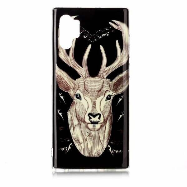 

Силиконовый (TPU) чехол Deexe LumiCase для Samsung Galaxy Note 10+ (N975) - Elk Luminous TPU