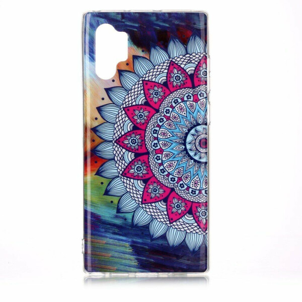 

Силиконовый (TPU) чехол Deexe LumiCase для Samsung Galaxy Note 10+ (N975) - Flower Luminous TPU