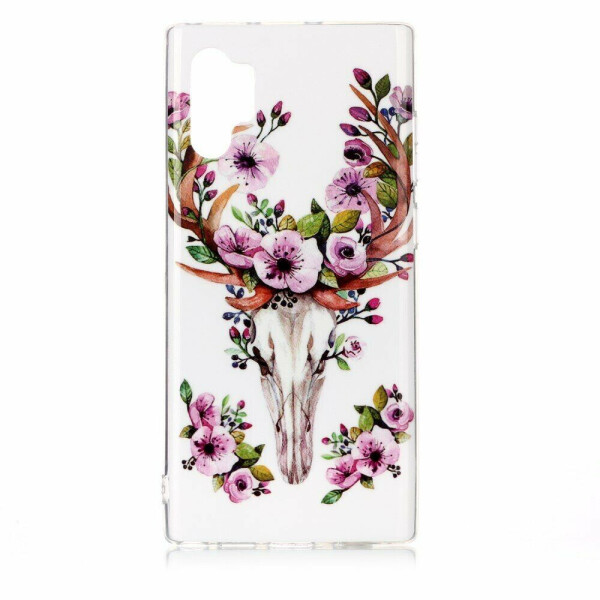 

Силиконовый (TPU) чехол Deexe LumiCase для Samsung Galaxy Note 10+ (N975) - Flowered Elk