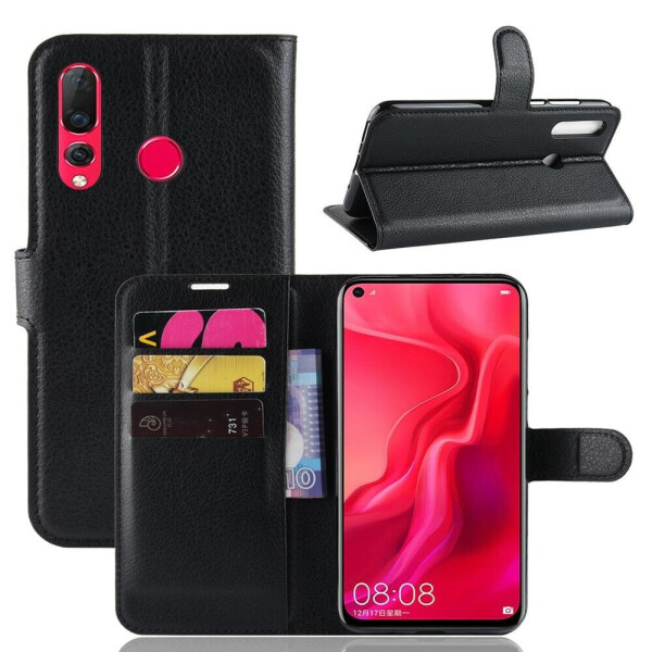 

Чехол-книжка Deexe Book Type для Huawei Nova 4 - Black