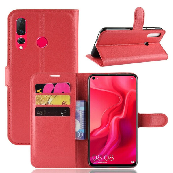 

Чехол-книжка Deexe Book Type для Huawei Nova 4 - Red