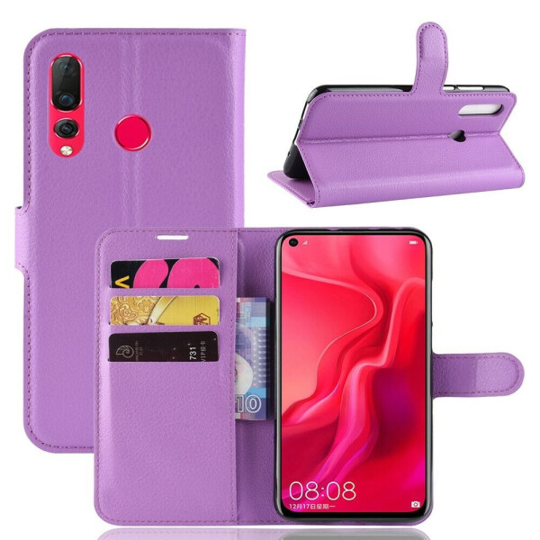 

Чехол-книжка Deexe Book Type для Huawei Nova 4 - Purple