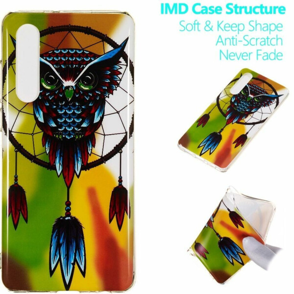 

Силиконовый (TPU) чехол Deexe LumiCase для Huawei P30 - Owl Dream Catcher