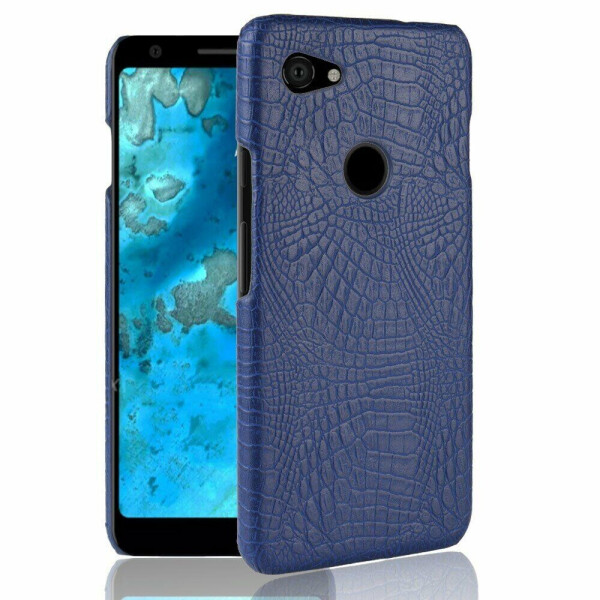 

Защитный чехол Deexe Croco Style для Google Pixel 3a XL - Dark Blue