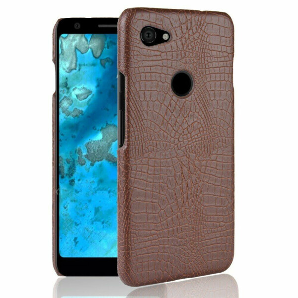 

Защитный чехол Deexe Croco Style для Google Pixel 3a XL - Brown