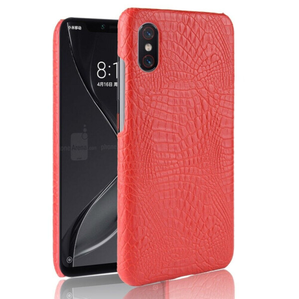 

Защитный чехол Deexe Croco Style для Xiaomi Mi 8 Pro - Red