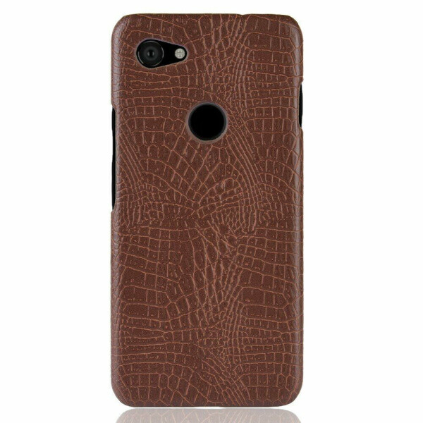

Защитный чехол Deexe Croco Style для Google Pixel 3a - Brown