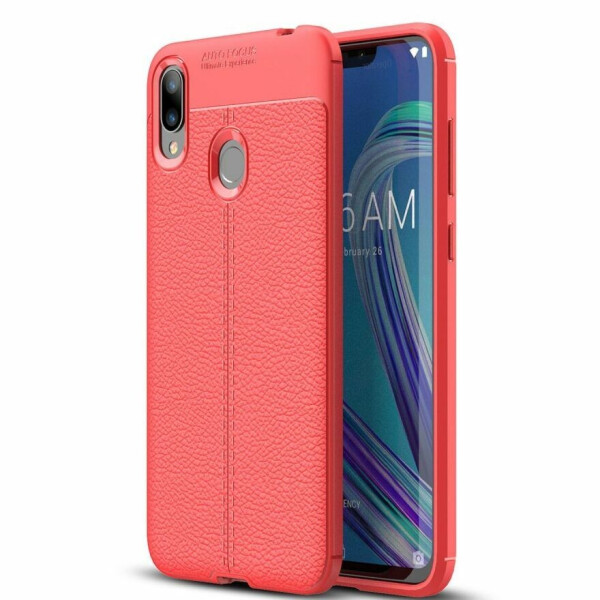 

Защитный чехол Deexe Leather Cover для ASUS Zenfone Max (M2) ZB633KL - Red