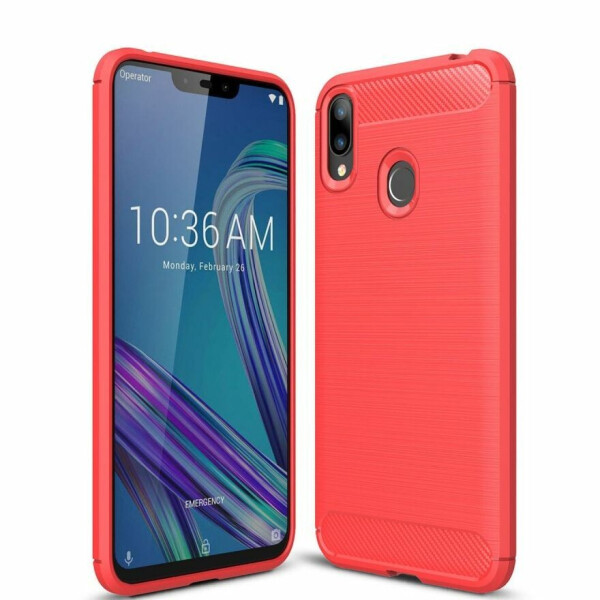 

Защитный чехол UniCase Carbon для ASUS Zenfone Max (M2) ZB633KL - Red