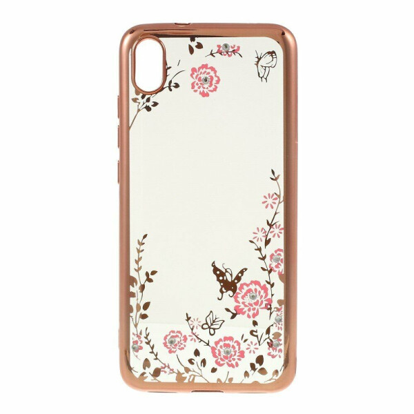 

Силиконовый (TPU) чехол Deexe Shiny Cover для Xiaomi Redmi 7A - Rose Gold