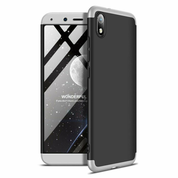 

Защитный чехол GKK Double Dip Case для Xiaomi Redmi 7A - Black / Silver