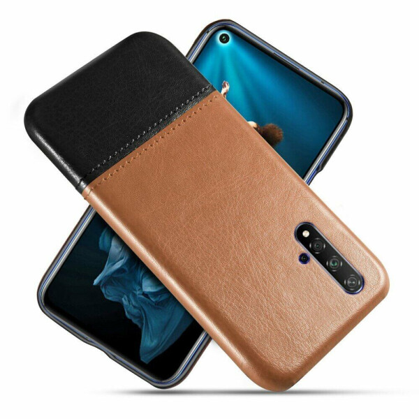 

Защитный чехол KSQ Dual Color для Huawei Honor 20 - Light Brown / Black