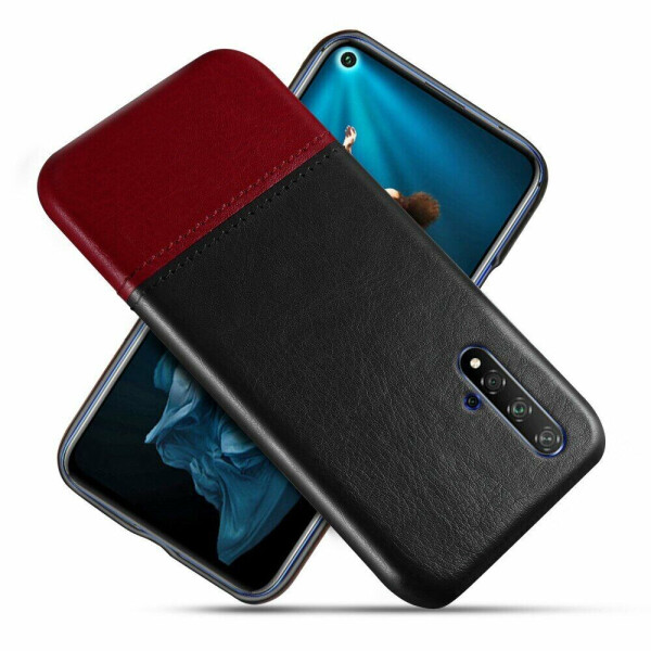 

Защитный чехол KSQ Dual Color для Huawei Honor 20 - Black / Wine Red
