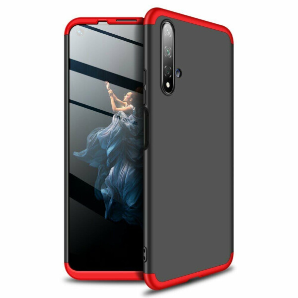 

Защитный чехол GKK Double Dip Case для Huawei Honor 20 - Black / Red