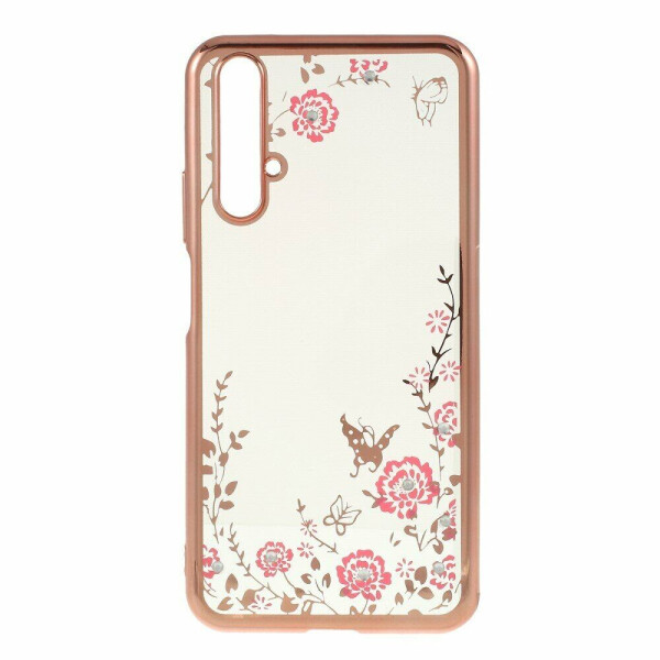 

Силиконовый (TPU) чехол Deexe Shiny Cover для Huawei Honor 20 / Nova 5T - Rose Gold