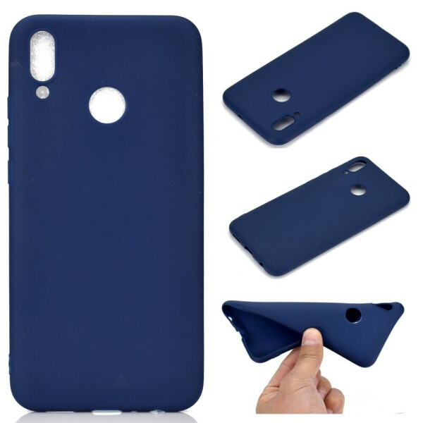 

Силиконовый (TPU) чехол Deexe Matte Case для Huawei P Smart (2019) / Honor 10 Lite - Blue