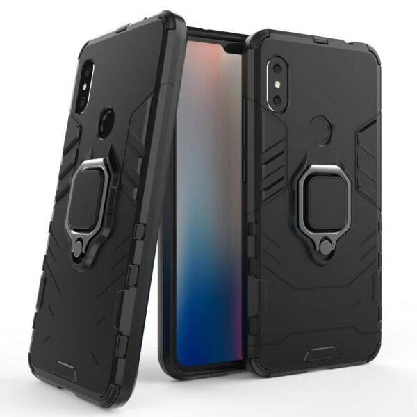 

Защитный чехол Deexe Hybrid Case для Xiaomi Redmi Note 6 / Note 6 Pro - Black