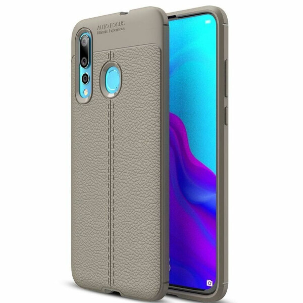 

Защитный чехол Deexe Leather Cover для Huawei Nova 4 - Grey